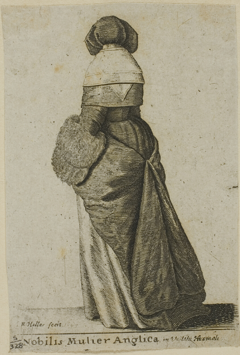 English Noblewoman in Winter Clothing