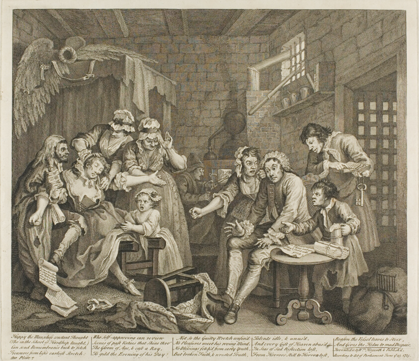 Plate Seven, from A Rake's Progress