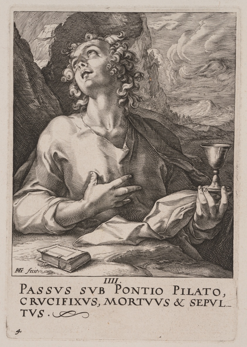 St John, from Christ, the Apostles and St Paul with the Creed
