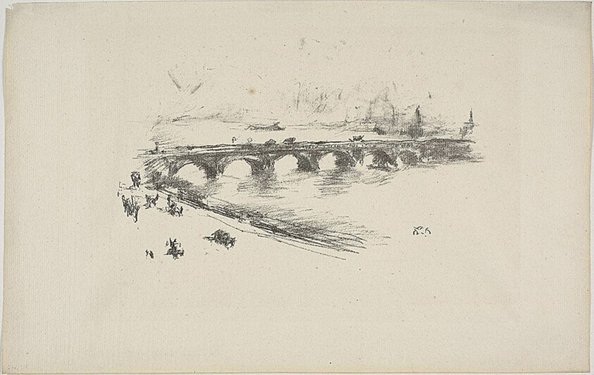 Evening, Little Waterloo Bridge