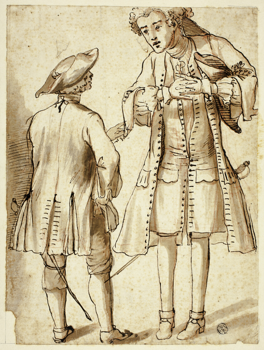 Two Gentlemen Conversing
