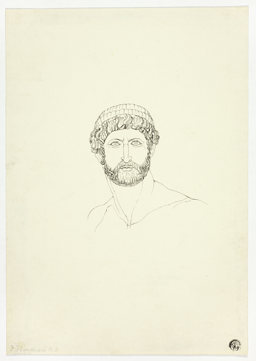 Bust of Bearded Man