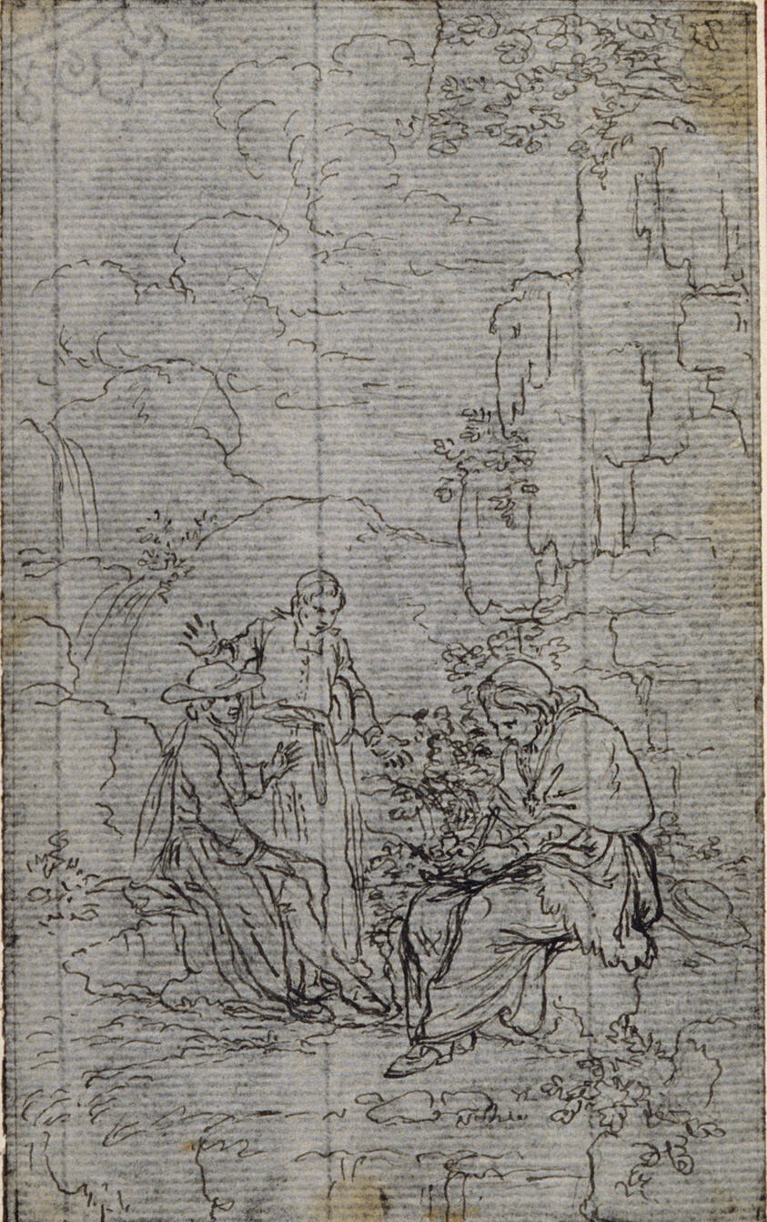 Study for Vignette in Abbé Dinouart's "Vie du Venerable don Juan de Palafox", p. 391