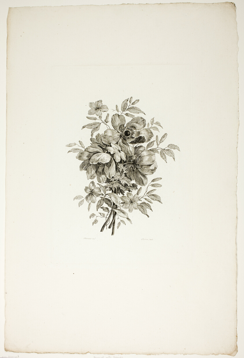 Bouquet with Poppies, from Recueil de differents bouquets de fleurs