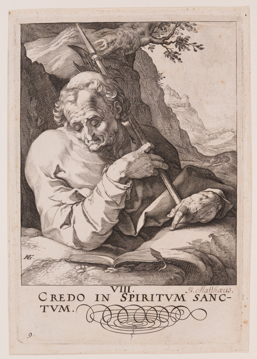 St Matthew, from Christ, the Apostles and St Paul with the Creed