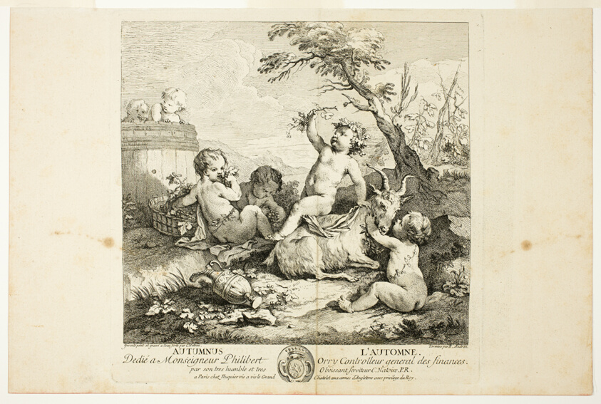 L'Automne (Autumn, plate three from Le Quatre Saisons)