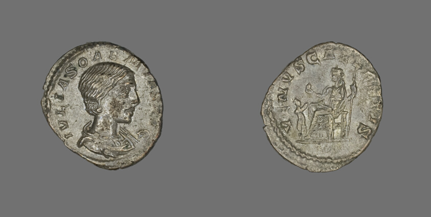 Denarius (Coin) Portraying Julia Soaemias