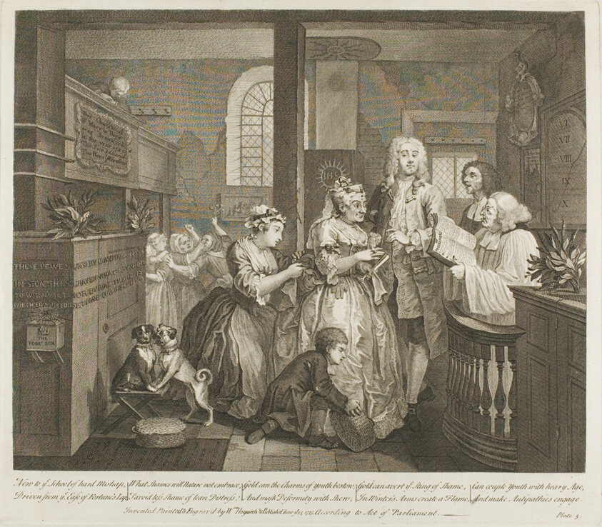 Plate Five, from A Rake's Progress