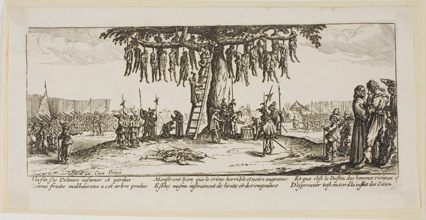 The Hanging, plate eleven from The Large Miseries of War