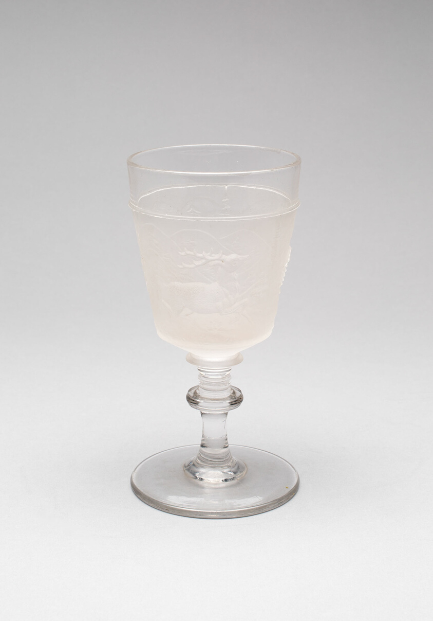 Westward Ho!/Pioneer Goblet (three of a set of four)