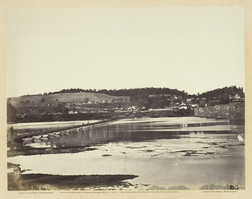Pontoon Bridge Across the Potomac, at Berlin