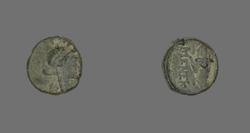 Coin Depicting a Female Head