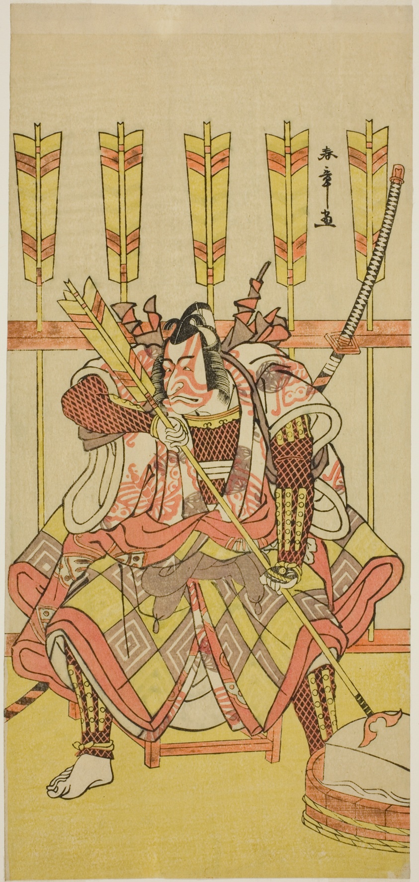 The Actor Ichikawa Danjuro V as Yanone Goro in the Play Kuruwa-gayoi Komachi Soga, Performed at the Nakamura Theater in the Fifth Month, 1781