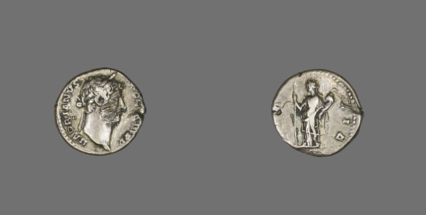 Denarius (Coin) Portraying Emperor Hadrian