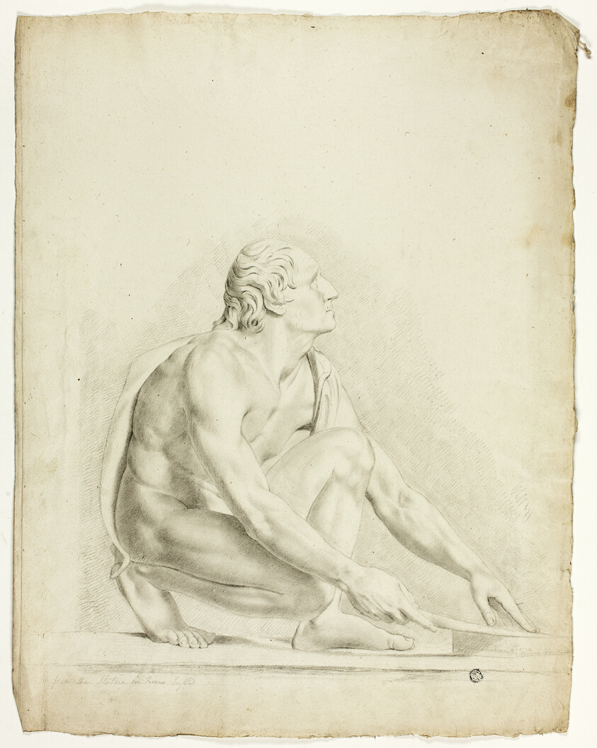 Study after Statue of the Knife Grinder (also known as the Scythian)