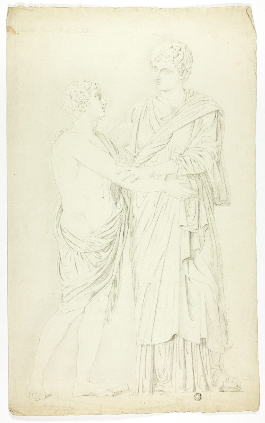 Study after ancient sculpture of Standing Woman and Boy
