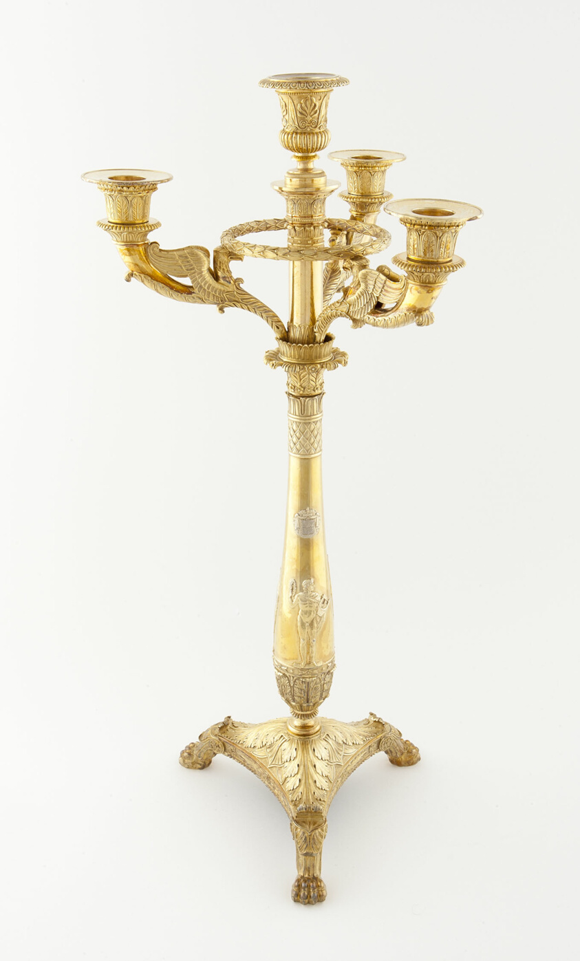 Candelabra (one of a pair), from a Service Made for Pauline Bonaparte and Prince Camillo Borghese