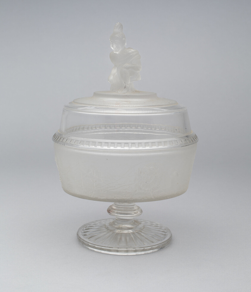 Westward Ho!/Pioneer Covered Footed Compote