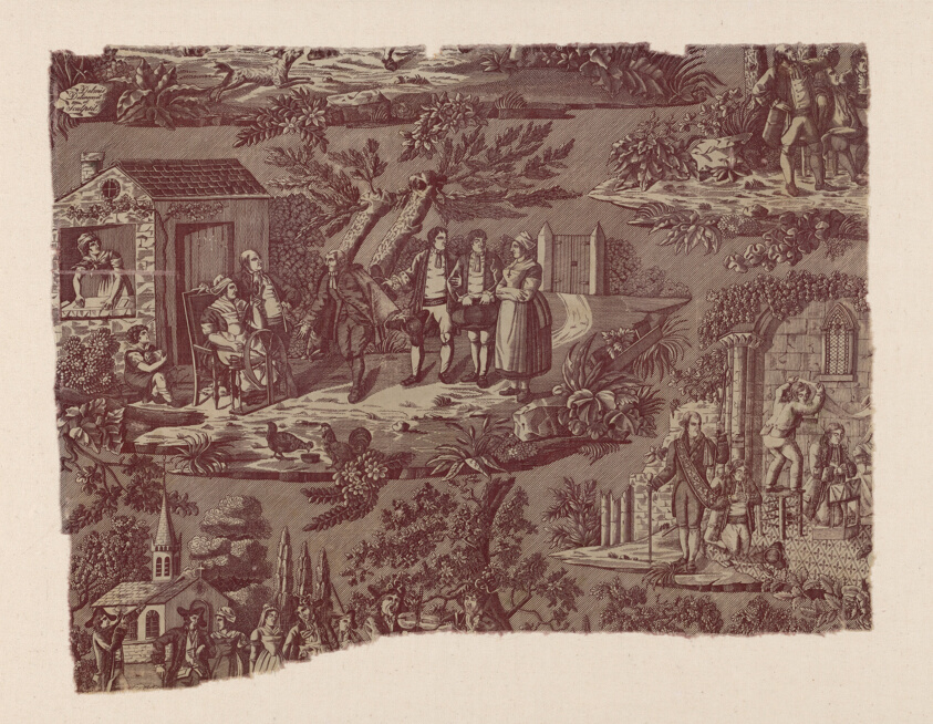 La Noce de Campagne (The Country Wedding) (Furnishing Fabric)