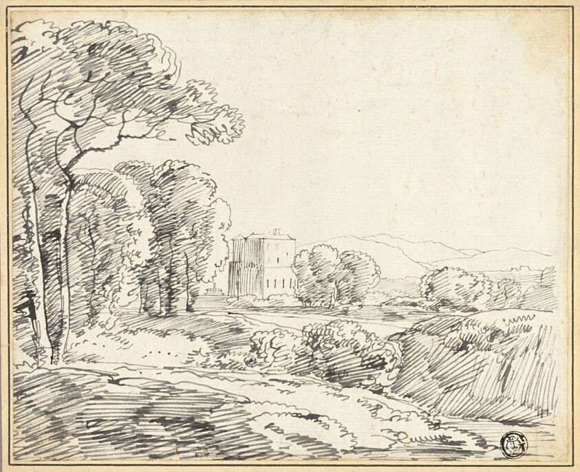 Landscape, House in Park