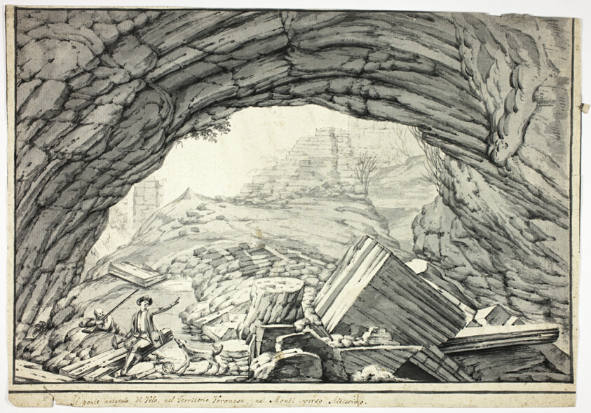 Natural Bridge of Velo, in the Veronese Hills, Near Altissimo