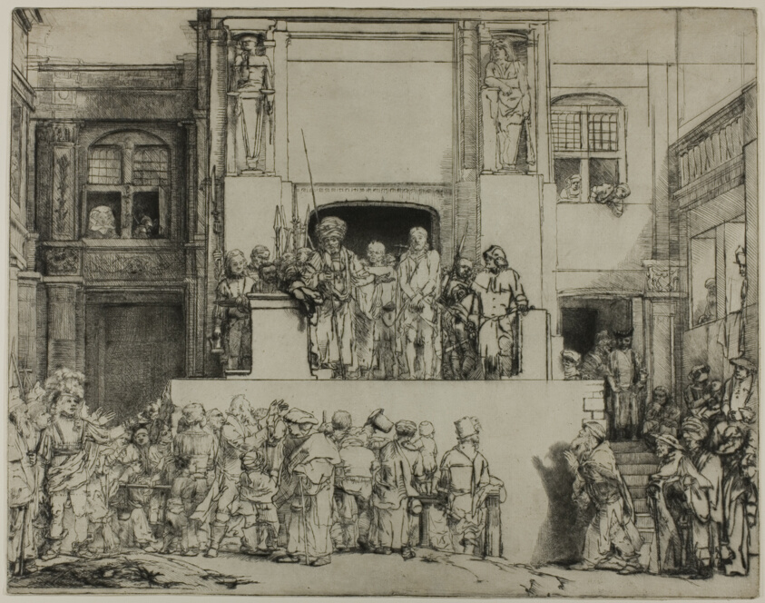Christ Presented to the People: Oblong Plate