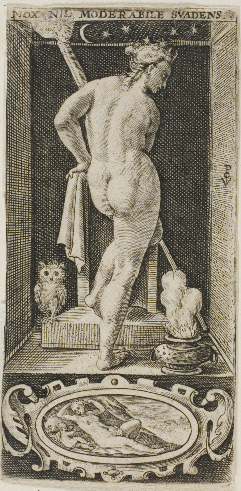 Night, plate four from The Four Parts of the Day