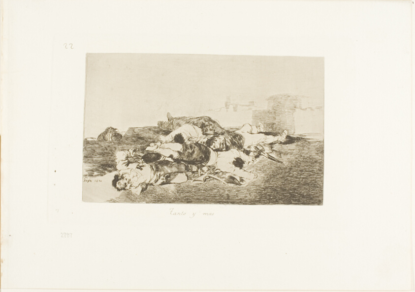 Even Worse, plate 22 from The Disasters of War