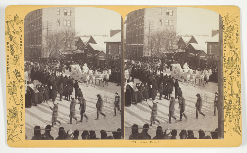 Street Parade, No. 1574 from the series "St. Paul Ice Carnival"