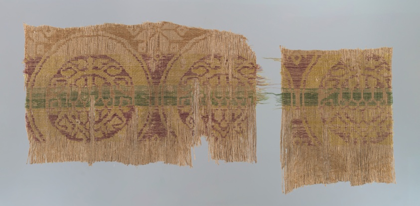 Fragments with Roundel and Stripe Pattern