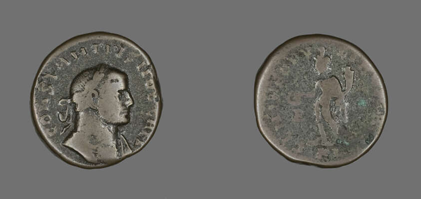 Coin Portraying Emperor Constantius I