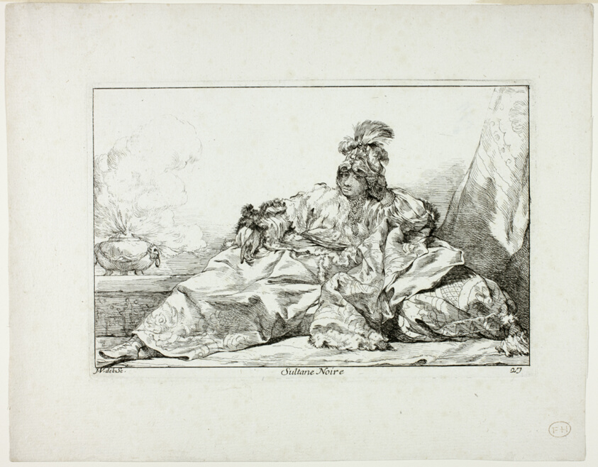 Sultane Noire, plate 27 from Caravanne du Sultan à la Mecque