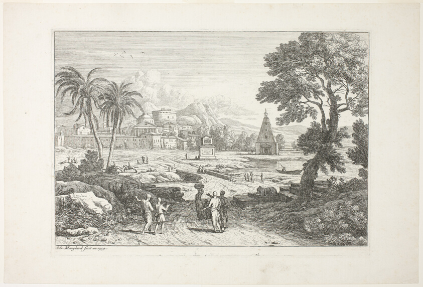 Landscape with Two Palms