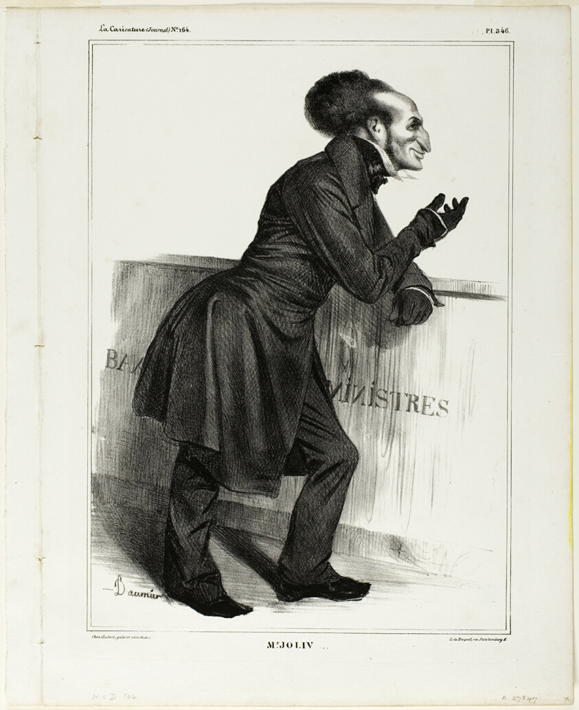 Mr. Joliv...., plate 346 from Célébrités de la Caricature
