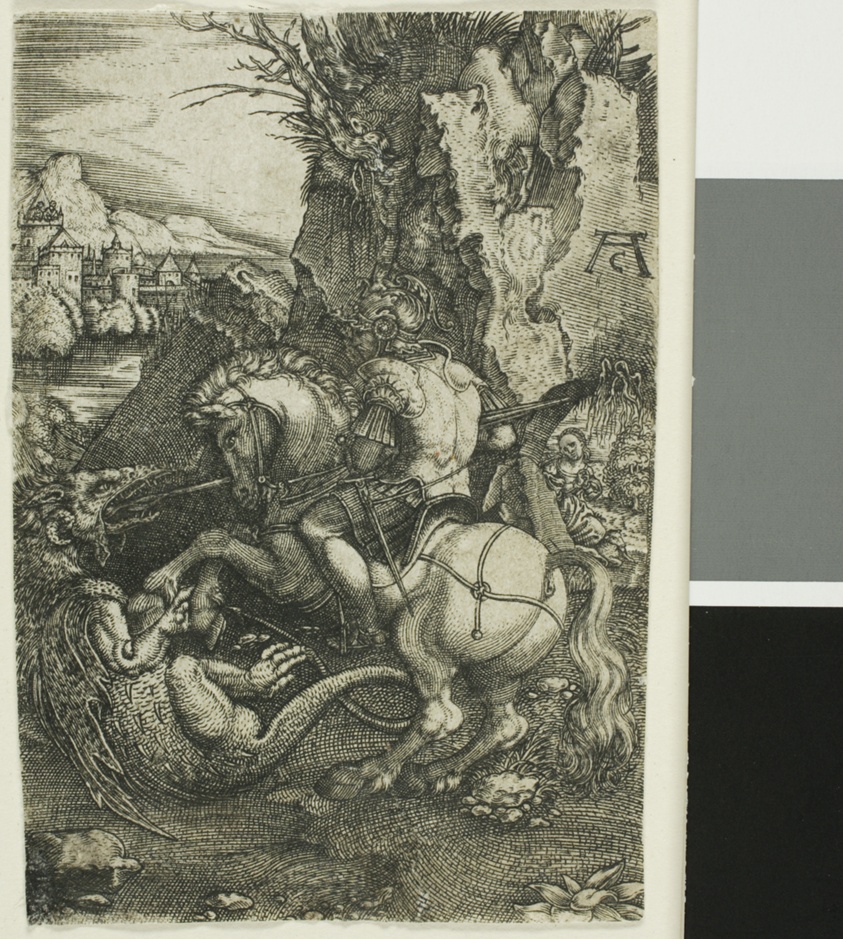 St. George on Horseback, Killing the Dragon