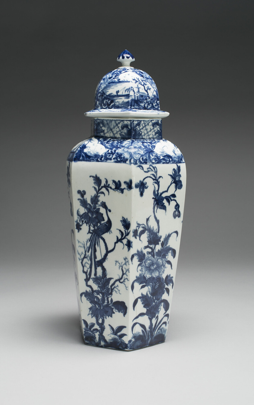 Vase with Cover (one of a pair)