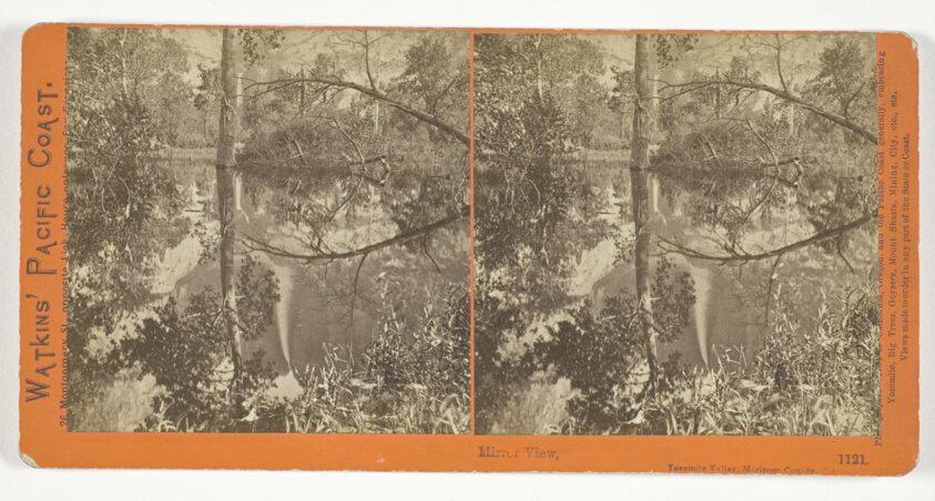 Mirror View, Yosemite Valley, Mariposa County, Cal.