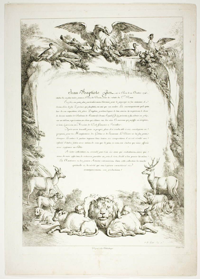 Biography Page from Oeuvres de J. B. Huet