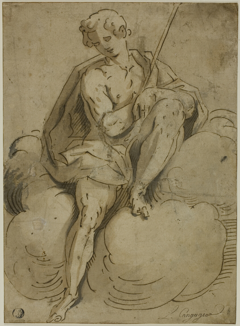 Seated Saint John the Baptist