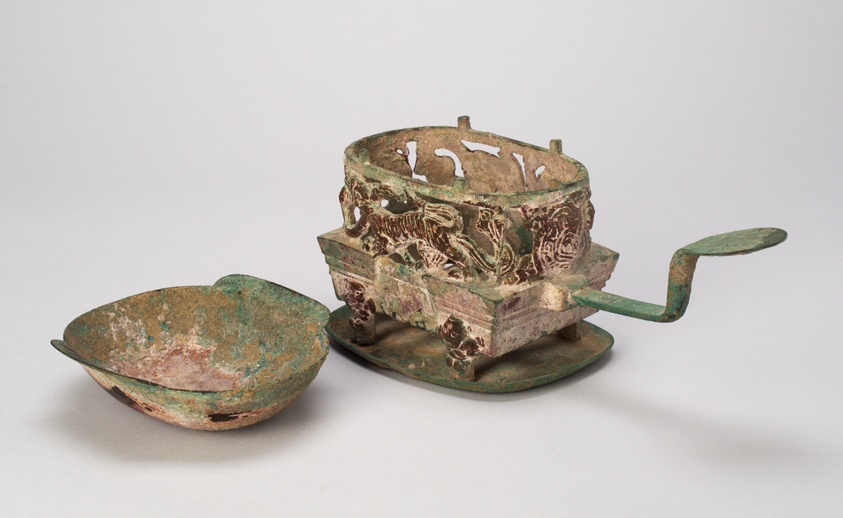 Pair of Braziers with Eared Cups