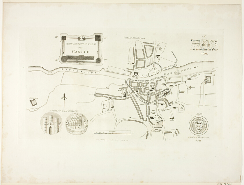 Correct Survey of Dublin, As It Stood in the Year 1610