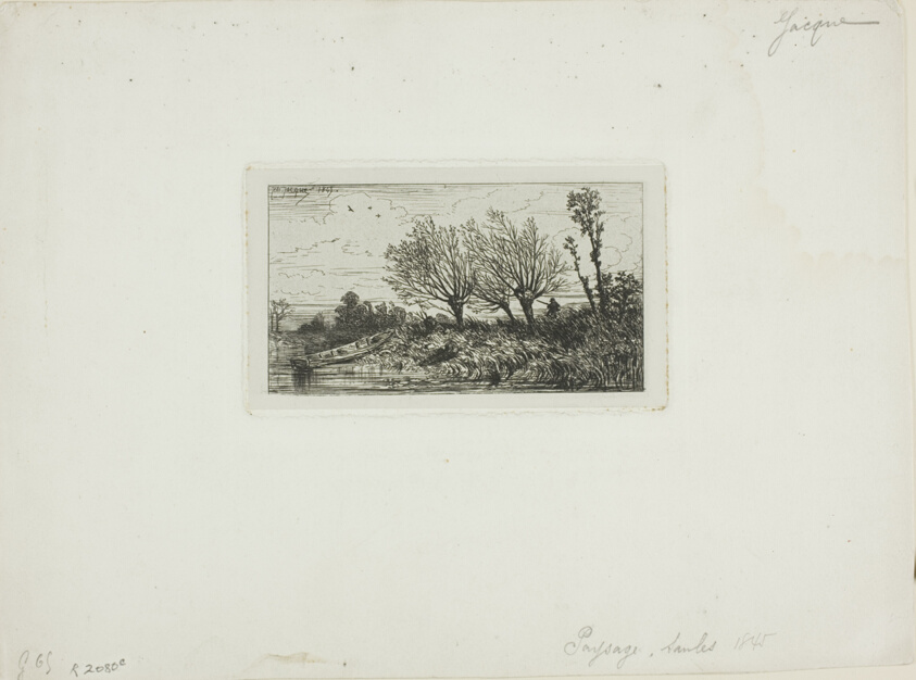 Landscape, Willow Trees