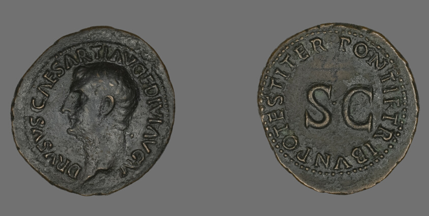 As (Coin) Portraying Emperor Drusus