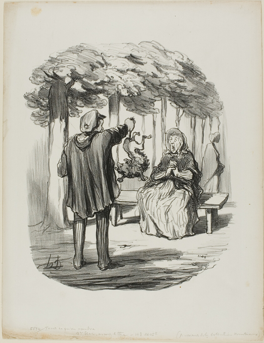 "Is this your dog here?," plate 20 from Tout Ce Qu'on Voudra