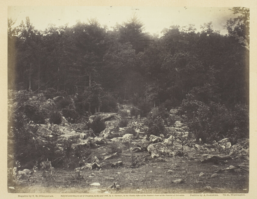 Slaughter Pen, Foot of Round Top, Gettysburg