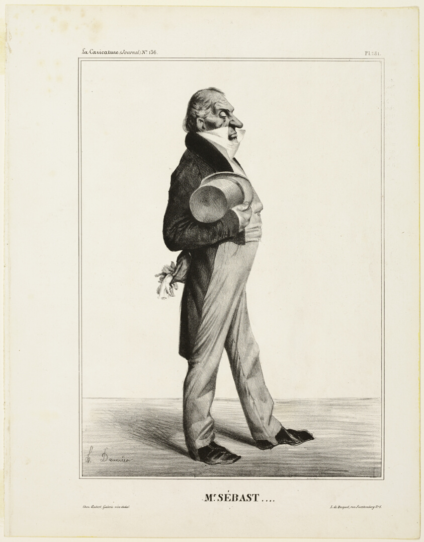 Mr. Sébast ...., plate 281 from Célébrités de la Caricature
