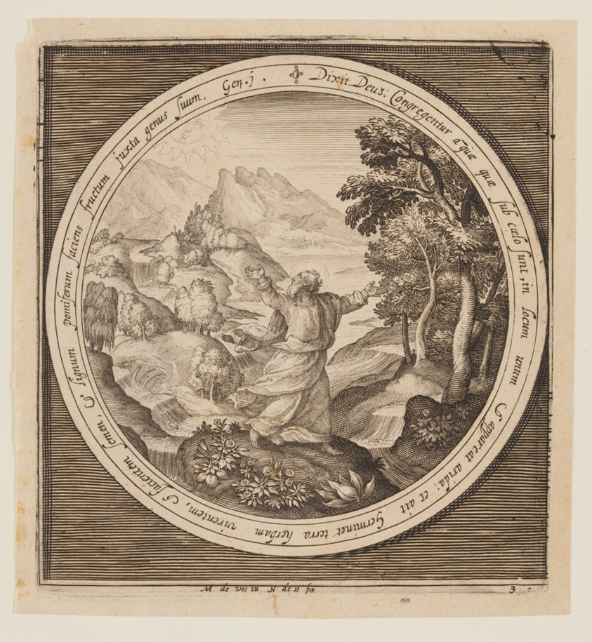 Third Day: The Creation of Land and Vegetation, from The Creation to the Expulsion from Paradise