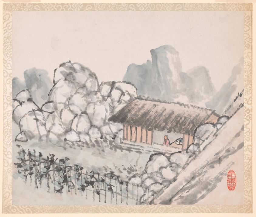 Album of Landscapes and Calligraphy for Liu Songfu