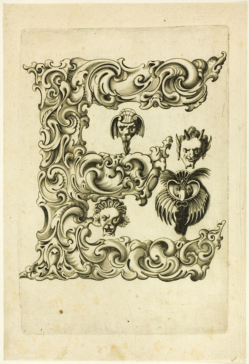 Letter E