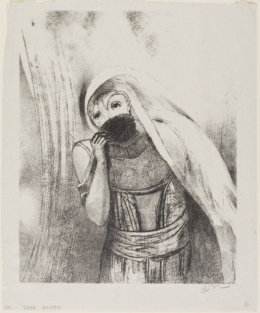 She Draws From Her Bosom a Sponge, Perfectly Black, and Covers it With Kisses, plate 8 of 24
